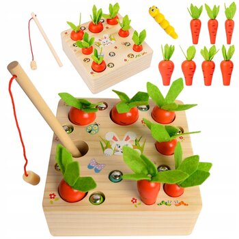 Montessori puidust kalapüügimäng hind ja info | Arendavad mänguasjad | kaup24.ee