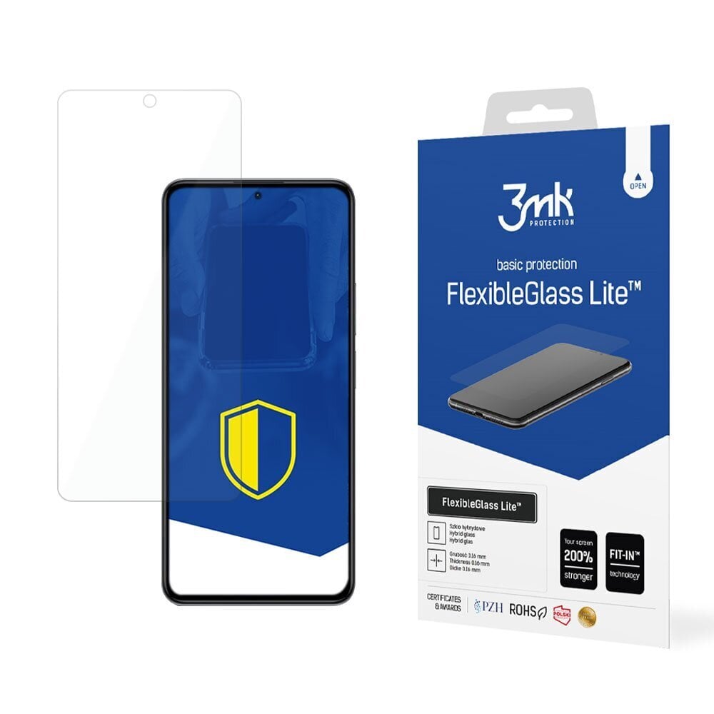 Xiaomi Redmi K50/K50 Pro - 3mk FlexibleGlass Lite™ screen protector цена и информация | Ekraani kaitsekiled | kaup24.ee