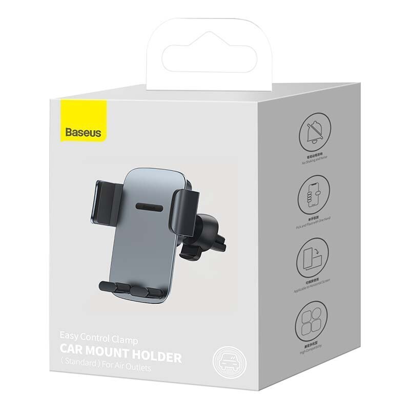 Baseus Easy Control Pro car holder for grille (grey) цена и информация | Mobiiltelefonide hoidjad | kaup24.ee