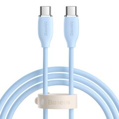 Кабель Baseus Jelly cable USB-C to USB-C, 100W, 2 м (blue) цена и информация | Кабели для телефонов | kaup24.ee