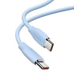 Кабель Baseus Jelly cable USB-C to USB-C, 100W, 2 м (blue) цена и информация | Кабели для телефонов | kaup24.ee