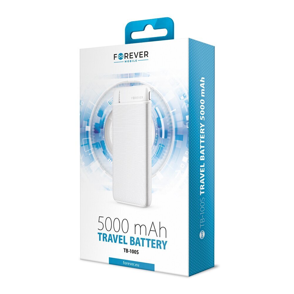 Foreveri akupank TB-100S 5000 mAh valge hind ja info | Akupangad | kaup24.ee