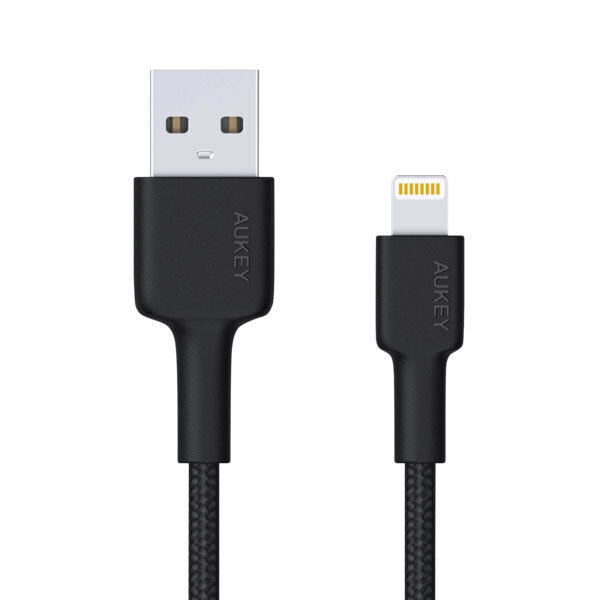 Aukey CB-AL05, Lightning/USB-A, 2 m цена и информация | Kaablid ja juhtmed | kaup24.ee