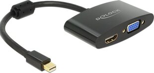 Delock 65553, Mini DP/HDMI/VGA hind ja info | Kaablid ja juhtmed | kaup24.ee