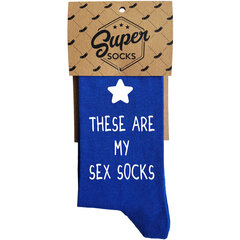 Sokid "These are my sex socks" hind ja info | Lõbusad sokid | kaup24.ee