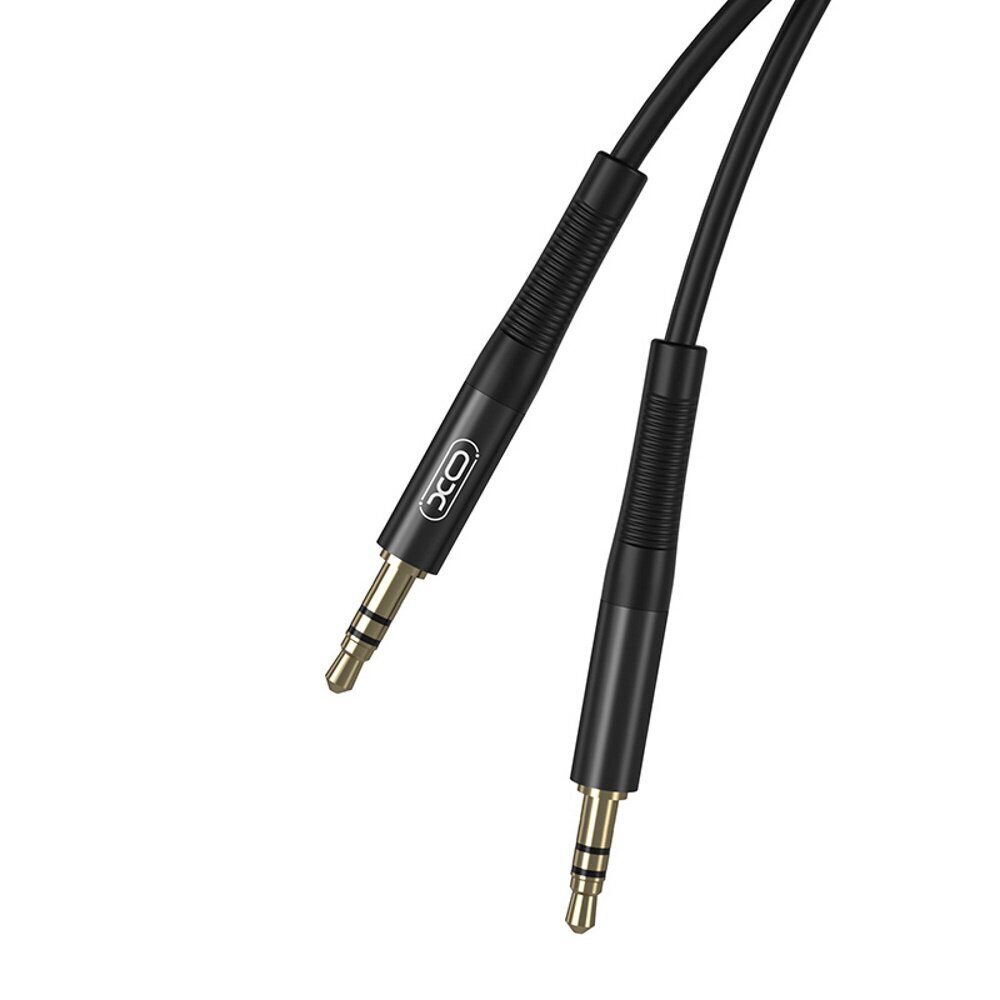 XO cable audio NB-R175A jack 3,5mm - jack 3,5mm 1,0 m black hind ja info | Mobiiltelefonide kaablid | kaup24.ee