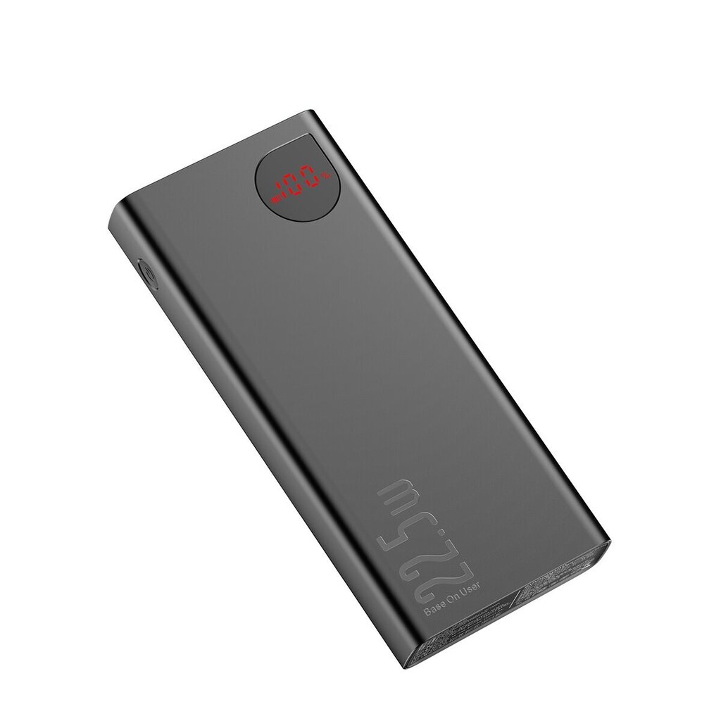 Powerbank Baseus Adaman Metal, 20000mAh, 22.5W (black) hind ja info | Akupangad | kaup24.ee