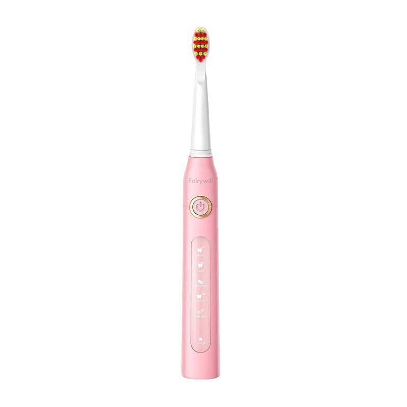 FairyWill Sonic toothbrush with head set 507 (pink) hind ja info | Elektrilised hambaharjad | kaup24.ee
