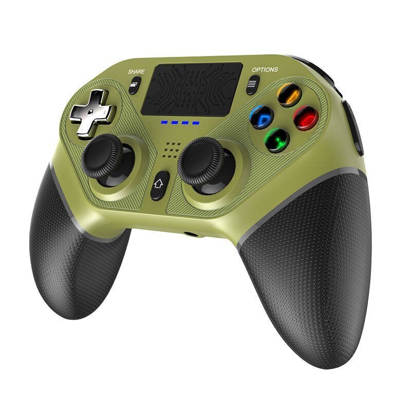 iPega Ninja PG-P4010A Wireless Gaming Controller touchpad PS4 (khaki) цена и информация | Mängupuldid | kaup24.ee