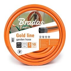 Aia kastmisvoolik Bradas GOLD LINE 1/2" - 30 m hind ja info | Kastekannud, voolikud, niisutus | kaup24.ee