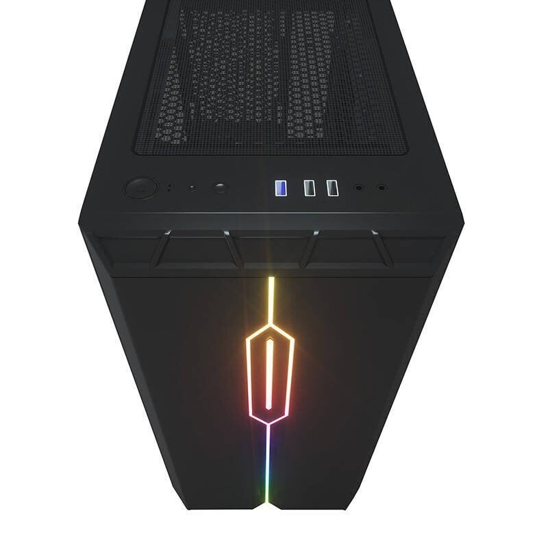 Darkflash DLM23 computer case LED (black) цена и информация | Arvutikorpused | kaup24.ee