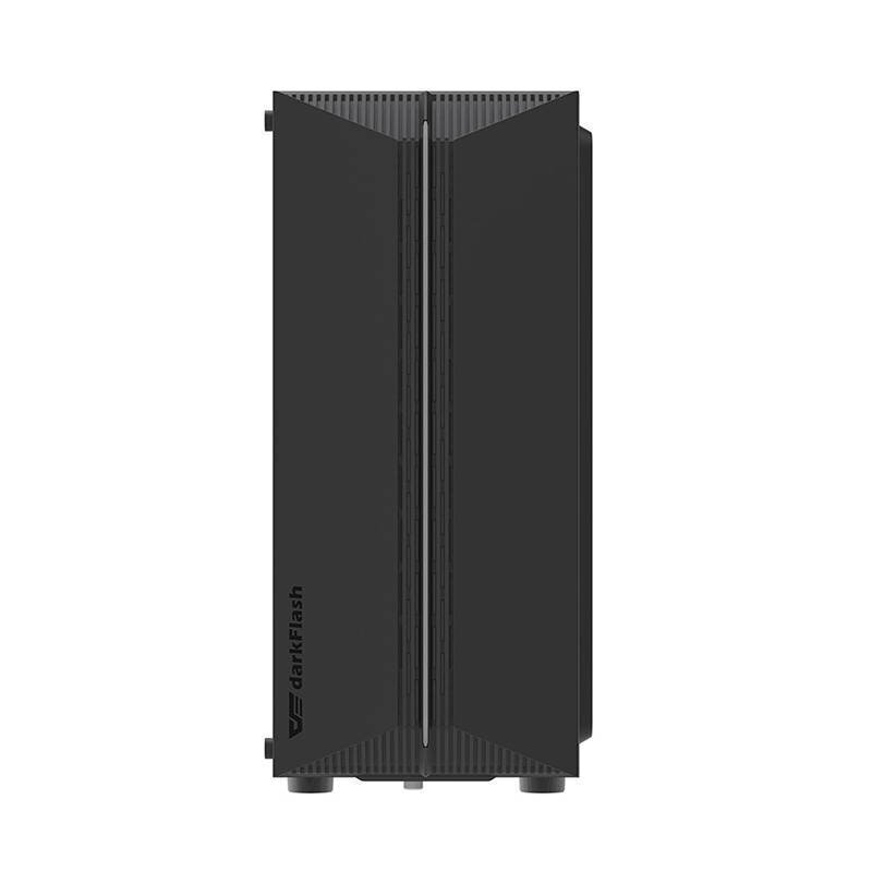 Darkflash DK151 computer case LED with 3 fan (black) hind ja info | Arvutikorpused | kaup24.ee