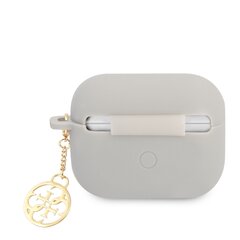 Guess 4G Charms Silicone Case for Airpods Pro Grey цена и информация | Наушники | kaup24.ee