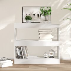 vidaXL raamaturiiul/ruumijagaja valge 80x30x72 cm цена и информация | Полки | kaup24.ee