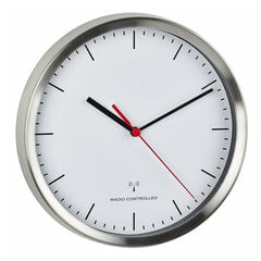 Настенные часы с рамой из нержавеющей стали TFA 60.3530 цена и информация | Часы | kaup24.ee