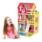 Ecotoys puidust nukumaja Gloria, LED tuledega hind ja info | Tüdrukute mänguasjad | kaup24.ee