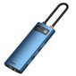 Adapter Baseus Gleam 6in1 Hpe C - USB Type C цена и информация | USB jagajad, adapterid | kaup24.ee