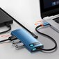 Adapter Baseus Gleam 6in1 Hpe C - USB Type C цена и информация | USB jagajad, adapterid | kaup24.ee