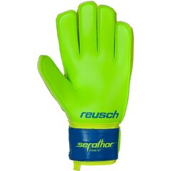 Вратарские перчатки Reusch serator prime M1 M 37 70 135 494, зеленые цена и информация | Тренировочные перчатки. Размер 5 | kaup24.ee