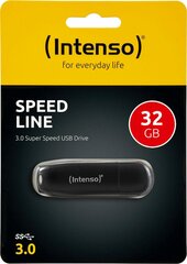 Флешка INTENSO FAELAP0356 USB 3.0 32 GB. Чёрный цена и информация | USB накопители | kaup24.ee