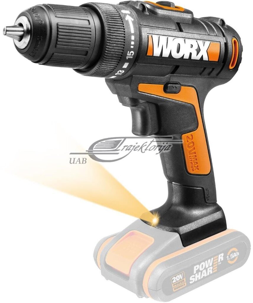 Combi drill WORX WX101.9 цена и информация | Akutrellid, kruvikeerajad | kaup24.ee