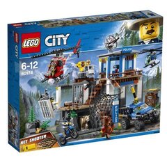 Конструктор 60174 Полиция Lego® CityГорный департамент полиции цена и информация | Конструкторы и кубики | kaup24.ee