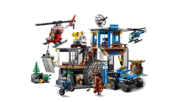 60174 LEGO® City Mägede politseijaoskond цена и информация | Klotsid ja konstruktorid | kaup24.ee