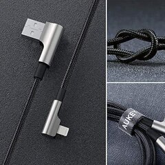 Aukey CB-AL01 BL, Lightning/USB-A, 2 m hind ja info | Kaablid ja juhtmed | kaup24.ee