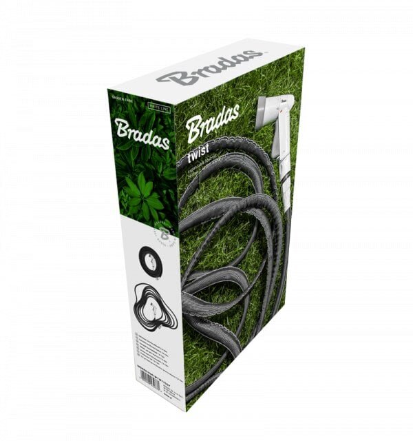 Veniv aiavoolik otsikuga Bradas Twist Hose 7,5m-15m hind ja info | Kastekannud, voolikud, niisutus | kaup24.ee