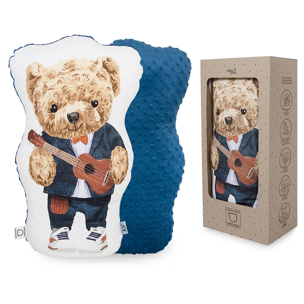 Pehme mängupadi CebaBaby Fluffy Puffy Joe, W-852-132-682 цена и информация | Pehmed mänguasjad | kaup24.ee