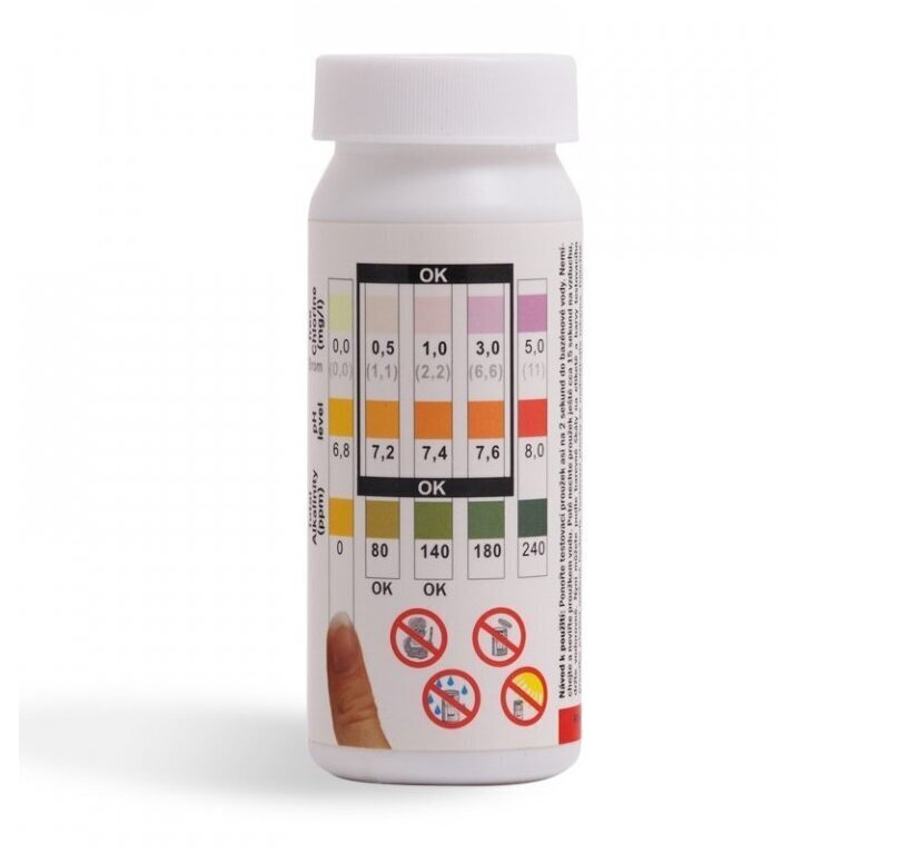 Vee testribade komplekt 4in1 Chemoform, 50 tk. цена и информация | Basseini puhastusvahendid | kaup24.ee