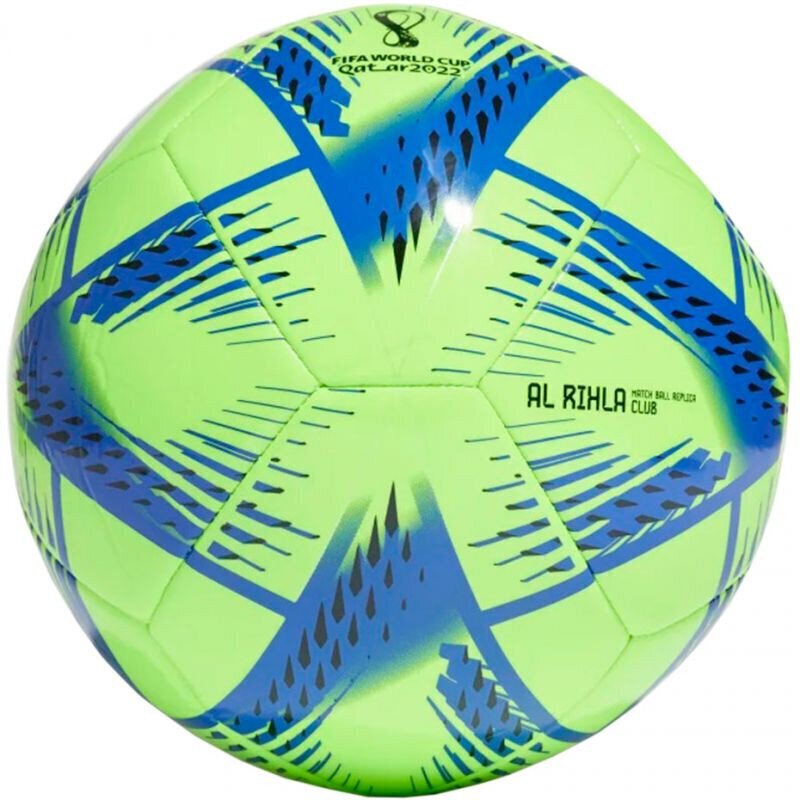 Jalgpallipall Adidas Al Rihla Club Ball H57785, roheline/sinine цена и информация | Jalgpalli pallid | kaup24.ee