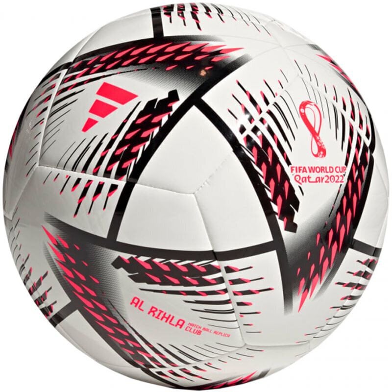 Jalgpallipall Adidas Al Rihla Club Pall, roosa/valge цена и информация | Jalgpalli pallid | kaup24.ee