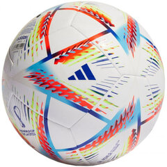 Футбольный мяч Adidas Al Rihla Training Ball 2022, белый/оранжевый цена и информация | Футбольные мячи | kaup24.ee
