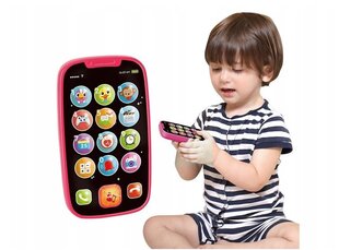 Heli- ja valgusefektidega telefon lapsele цена и информация | Игрушки для малышей | kaup24.ee