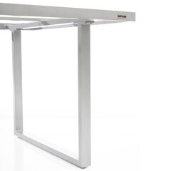 Lauaraam Kettler Ego Modular Dining, 160x95x68 cm, hõbedane hind ja info | Lauaplaadid | kaup24.ee