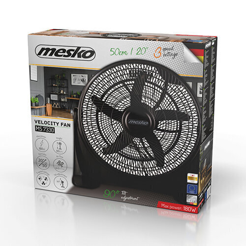 Lauaventilaator Mesko MS 7330 цена и информация | Ventilaatorid | kaup24.ee