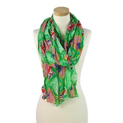 Шарф Art of Polo | зеленый, многоцветный sz2442-1 цена и информация | Женские шарфы, платки | kaup24.ee