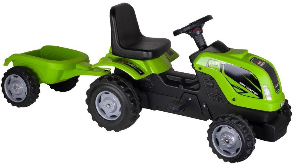 Pedaalide ja haagisega laste traktor hind ja info | Poiste mänguasjad | kaup24.ee
