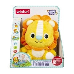 Плед с мягкой игрушкой Winfun 0м+ цена и информация | Drewniana Wieża Piramida Kura Nakładanie Kolorowych Kwadratów LD-15 15276 | kaup24.ee