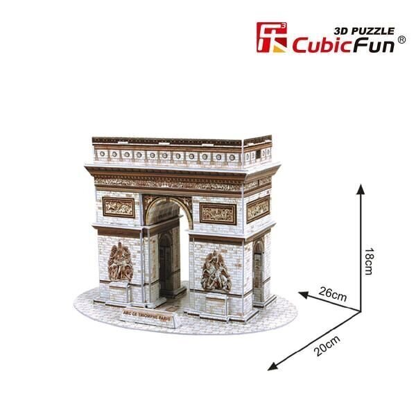 3D Puzzle Arc de Triomphe hind ja info | Pusled | kaup24.ee