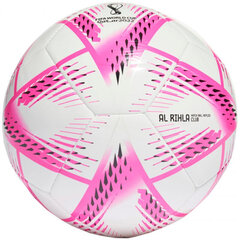 Jalgpallipall adidas Al Rihla Club Ball valge / roosa H57787 цена и информация | Футбольные мячи | kaup24.ee