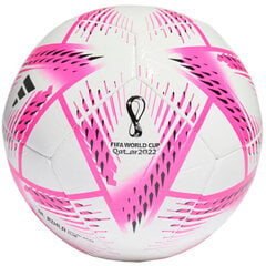 Футбольный мяч Adidas Al Rihla Club Ball 2022, розовый/белый цена и информация | Футбольные мячи | kaup24.ee