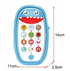 Телефон детский с силиконовым чехлом-игрушкой для жевания цена и информация | Игрушки для малышей | kaup24.ee