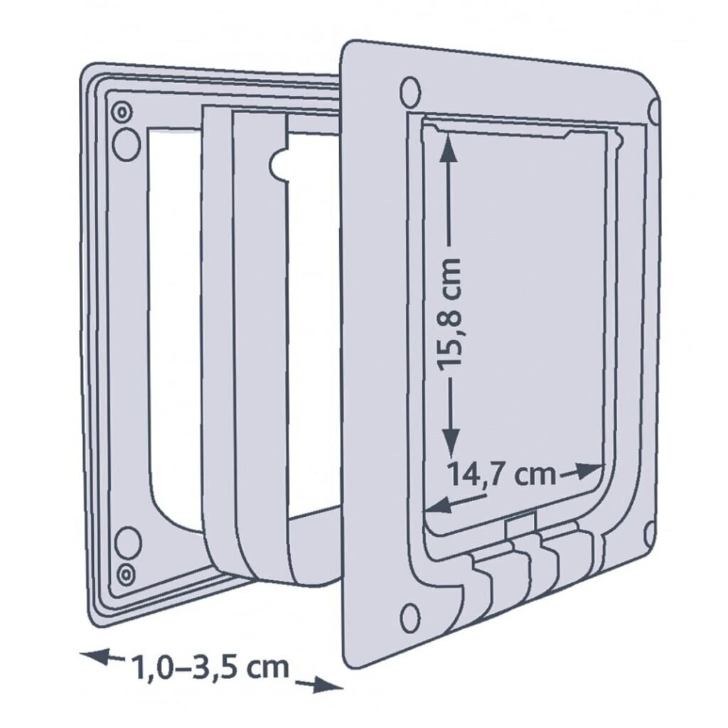 Elektromagnetiline luuk Trixie Freecat de luxe hind ja info | Transportkorvid, puurid | kaup24.ee