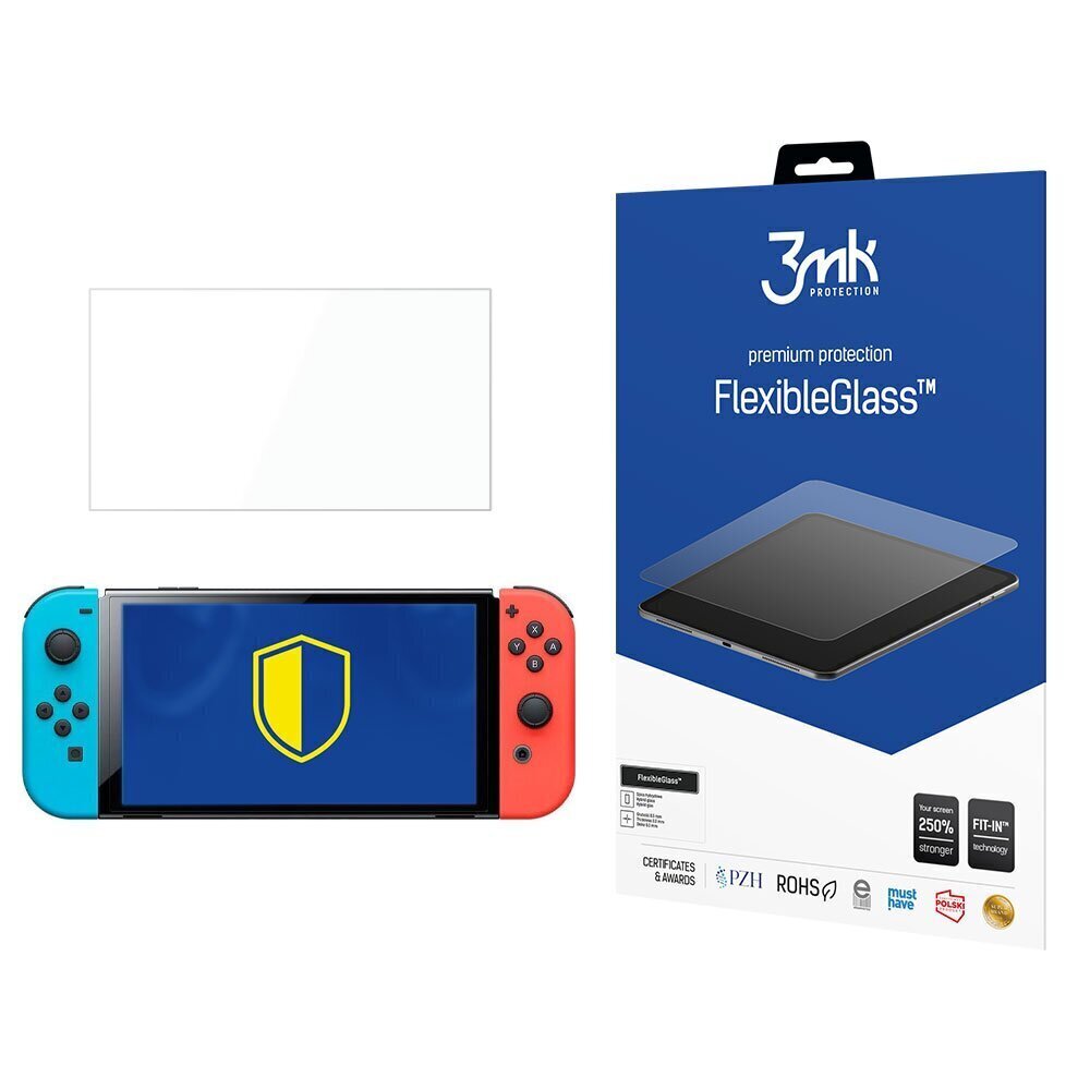 Nintendo Switch Oled - 3mk FlexibleGlass™ 8.3'' screen protector цена и информация | Ekraani kaitsekiled | kaup24.ee