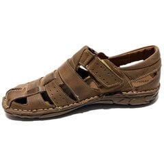 MARIO PALA nahast sandaalid 154652 hind ja info | Meeste plätud, sussid | kaup24.ee