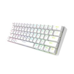 Wireless mechanical keyboard Dareu EK861 Bluetooth + 2.4G RGB (white) цена и информация | Клавиатуры | kaup24.ee