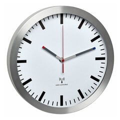 Настенные часы в алюминиевом корпусе ТФА 60.3528.02 цена и информация | Часы | kaup24.ee