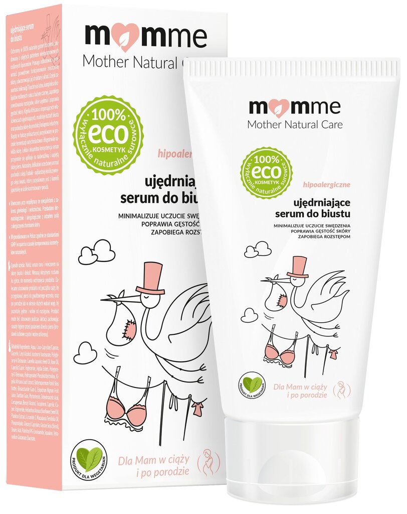 Krūtinę stangrinantis serumas MomMe Baby Natural Care 150 ml цена и информация | Tselluliidivastane hooldus | kaup24.ee